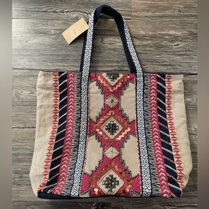 Stephanie Nicole New York Boho Tote Bag NWT